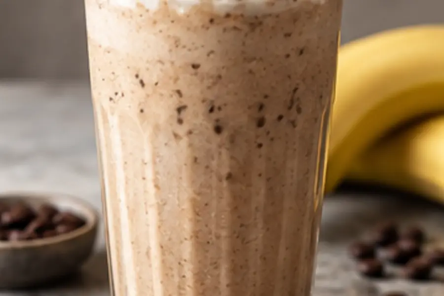 Editorial visual for Coffee Banana Milkshake